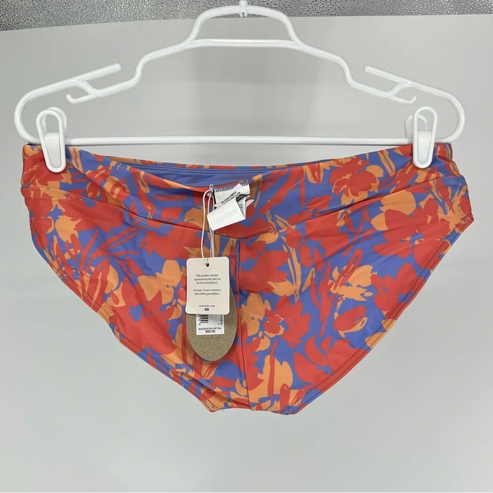 PRANA NWT WOMEN’S PRESOLANA SWIM BOTTOMS MORNING GLORY BLOOM MEDIUM - Picture 3 of 10